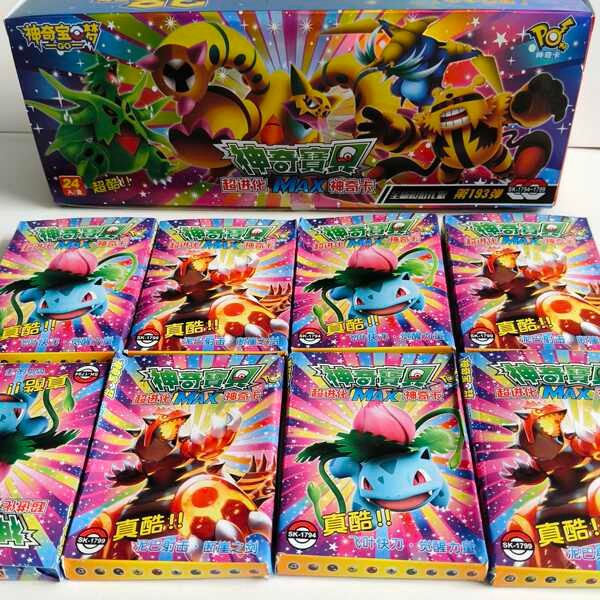 pokemon card โปเกม่อน Pokémon Card 28th Anniversary Pokemon Card Pikachu Flash Card กล่องของขวัญพัฒน
