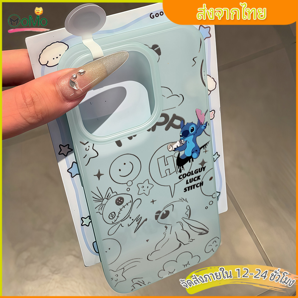 เคสไอโฟนคู่รัก คู่รัก สดีชีย ลูกสุนัข Puppy กันกระแทก สำหรับiPhone11 13promax 15plus 16 14 13 12mini XR/XSMax 7 8 SE2020