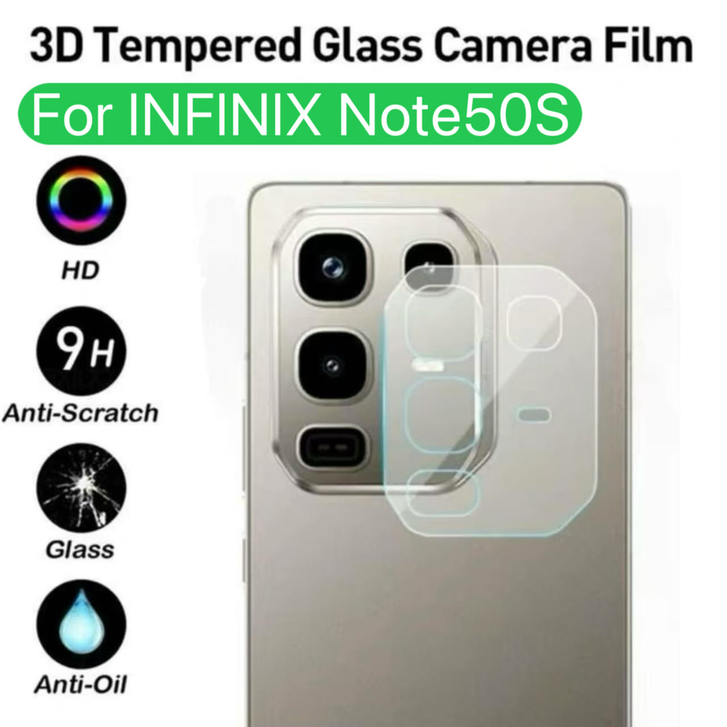 ฟิล์มกล้อง สำหรับ infinix Note50/ Note50S/ Note50X/Note50ProPlus ฟิล์มกระจกเลนส์ กันรอยกล้องด้านหลัง