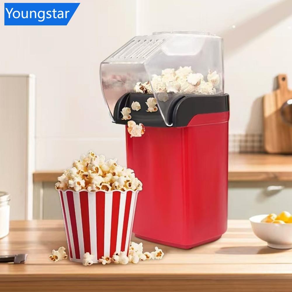 FYY Hot air Popcorn makerr EU/US/UK Oil-Free Family Fun ฝาปิดโปร่งใส Popcorn Maker Party Home Kitche