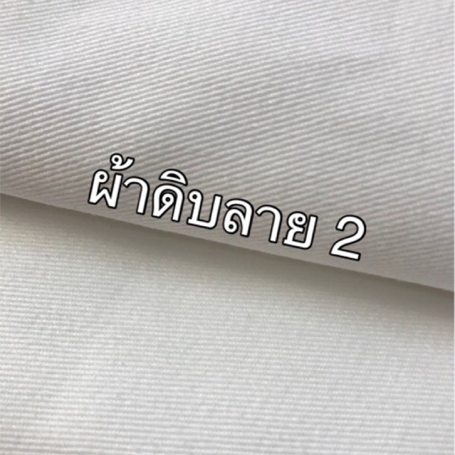 ผ้าดิบ ลาย 2 อย่างหนา ทำกระเป๋าผ้า หน้ากว้าง 120 ซม - ราคาต่อ 1 เมตร