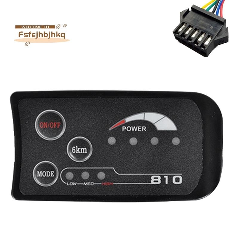 จอแสดงผล LED Meter 36V IP65 UART Protocol สำหรับจักรยานไฟฟ้า