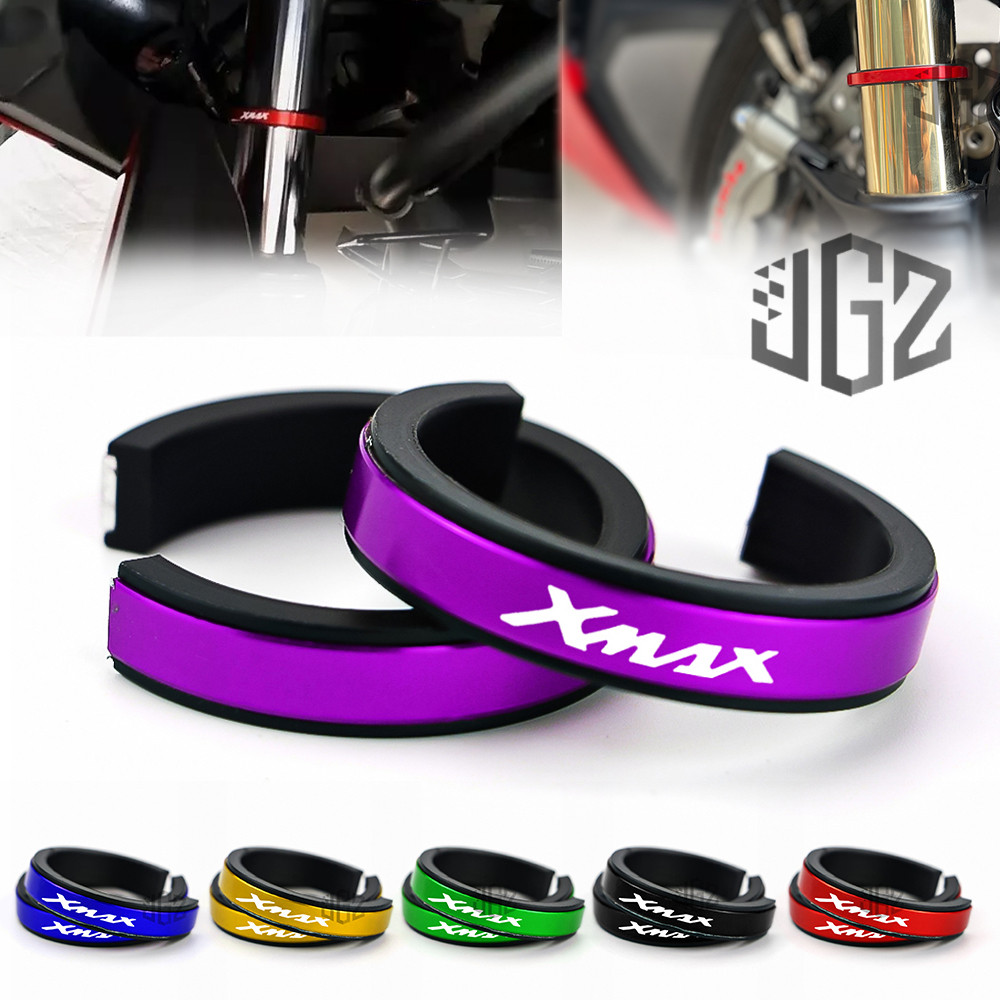 สําหรับ YAMAHA XMAX 300 v1 v2 2017-2024 2025 แหวนหลอดส้อมรถจักรยานยนต์ CNC แหวนโช้คอัพหน้า