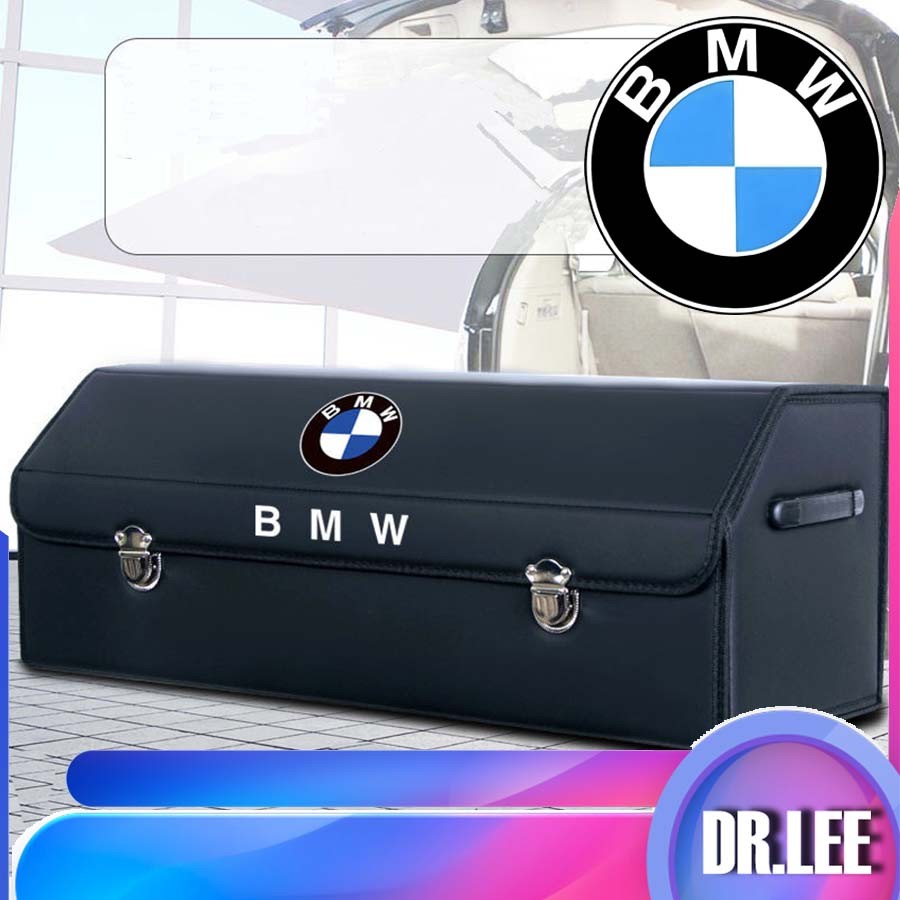 [READY] BMW F30 Trunk หนังพื้นผิวกล่องเก็บของพับได้ BMW E46 Body Kit ตกแต่งรถ BMW G20 F10 E90 E36 E6