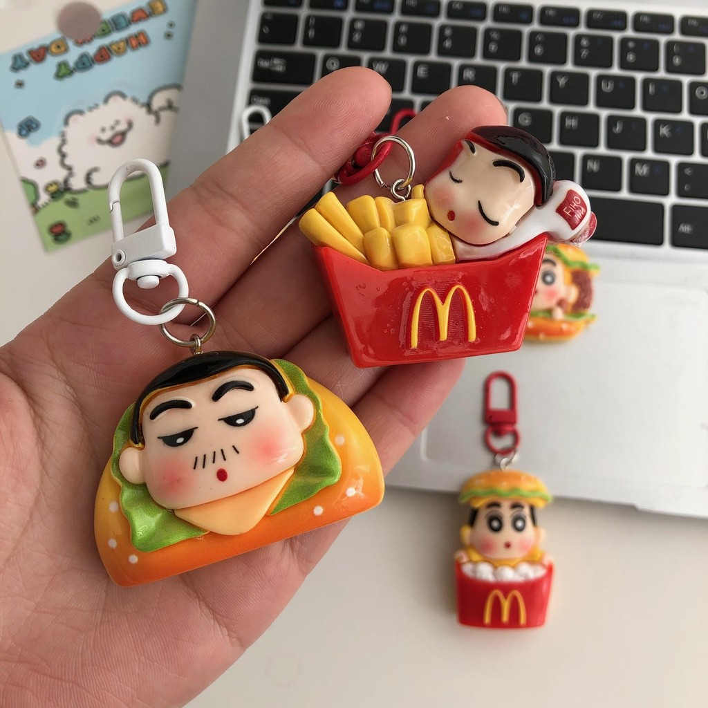 GANTUNGAN LARGE SHINCHAN KEYCHAIN Edition พวงกุญแจเรซิ่นน่ารัก Ganci