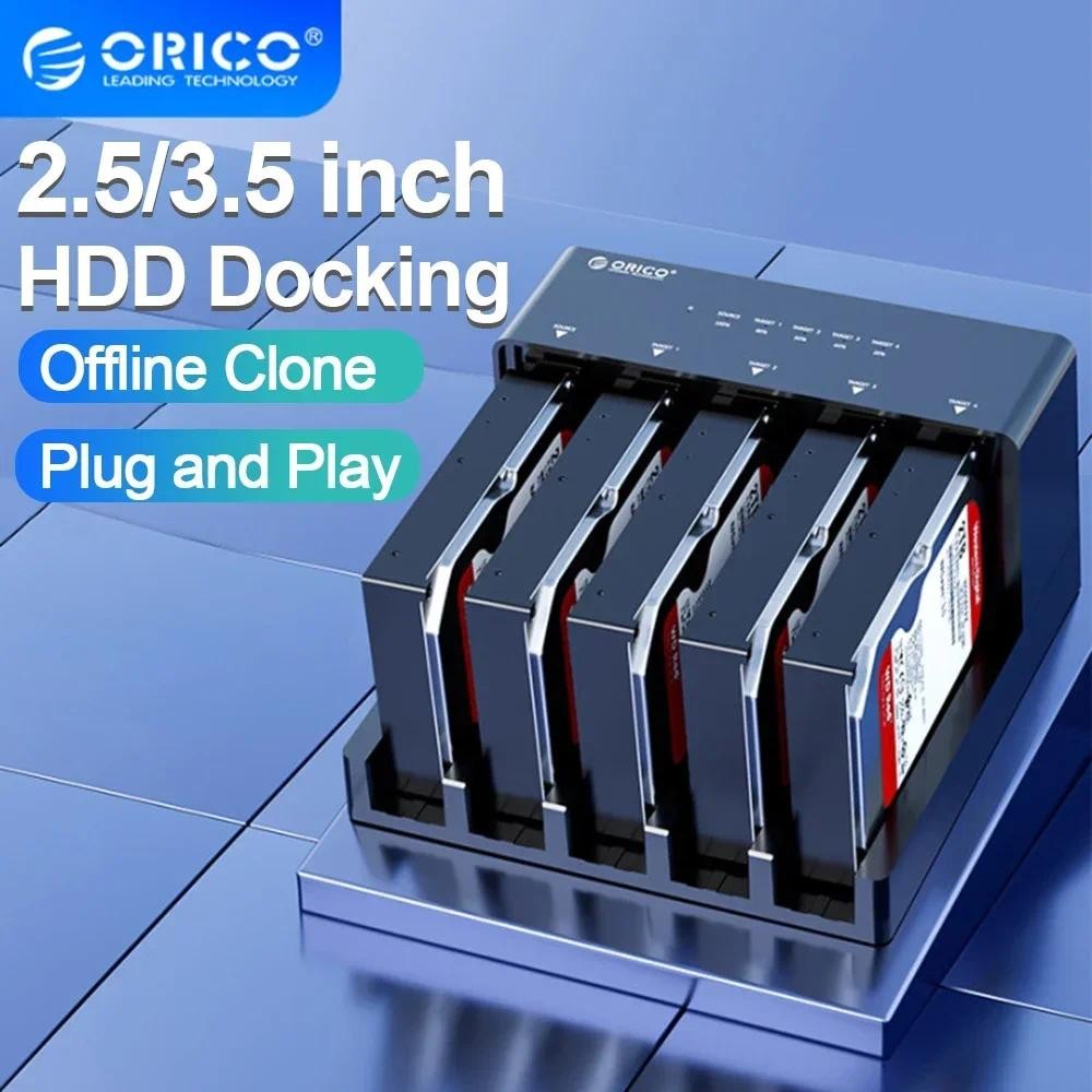 ORICO ฮาร์ดไดรฟ์ Docking Station 2/5 bay 2.5/3.5 นิ้ว HDD/SSD สําหรับ SATA to USB 3.0 HDD Docking พร