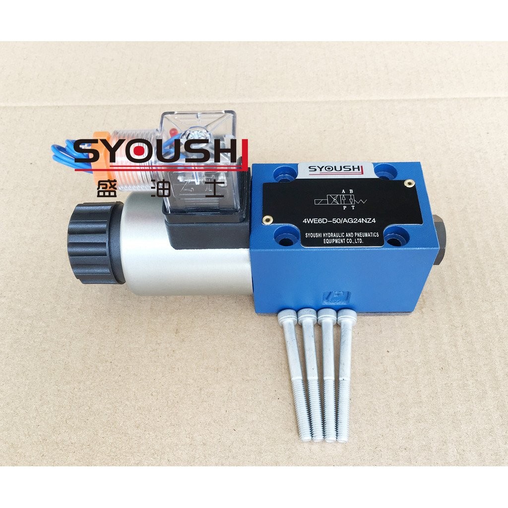 ///วาล์วถอยหลัง 4WE6B220V24VOF รับประกันคุณภาพ หนึ่งปี 4WE6Y 4WE6A/4WE6D แม่เหล็กไฟฟ้า 4WE6C 6HSU