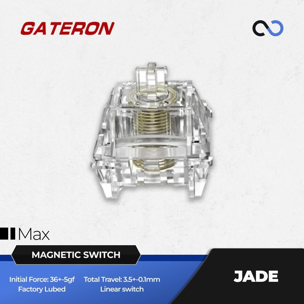 สวิตช์คีย์บอร์ด Gateron Jade MAX Gaming Magnetic Hall Effect (Linear)