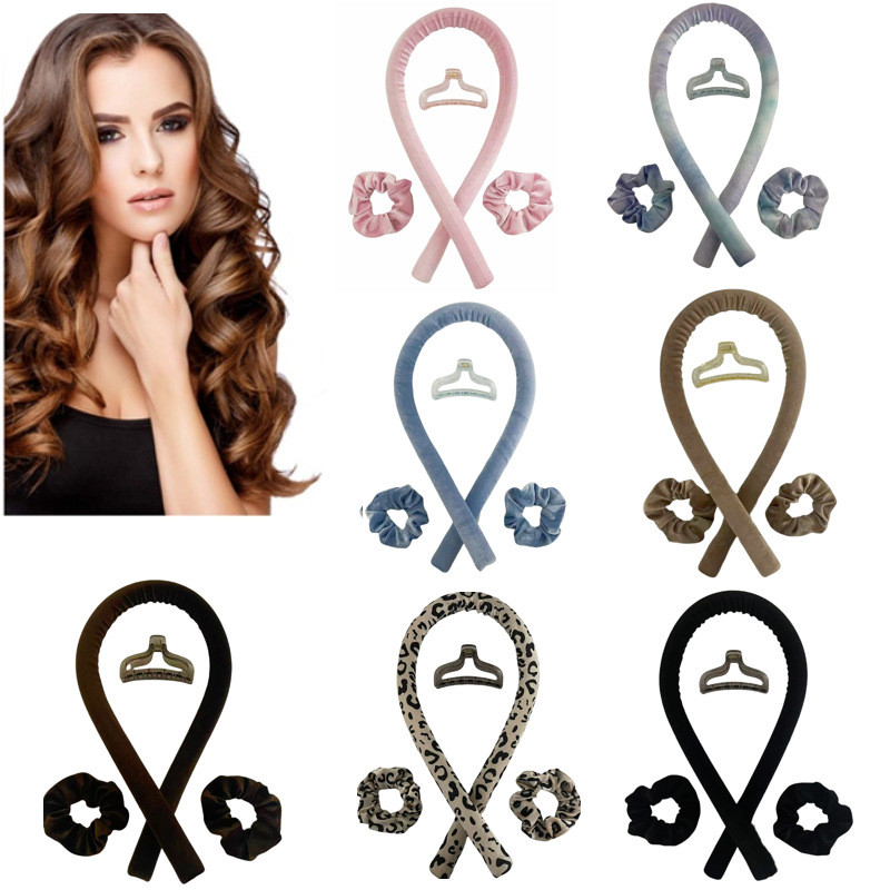 กํามะหยี่คนขี้เกียจเหล็กดัดผมนอนปลอดความร้อนคลื่นลูกใหญ่ม้วนใหญ่ไม่มีความเสียหายเหล็กดัดทําผม