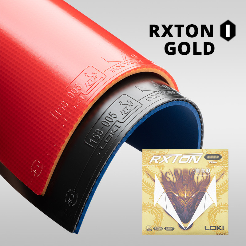 LOKI RXTON 1 Gold Version ยางปิงปอง Golden RXTON-1 Allround Spin Control ฟองน้ําปิงปอง