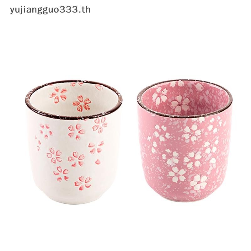 # yujiang # สไตล์ญี่ปุ่น Kung Fu ชาเซรามิค Underglaze Porcelain ถ้วยชาเจ้าของบ้าน Sub-Cup แก้วชาถ้วยสีชมพูสีขาว . ราคา ถูกที่สุด ดีลบีเคเค แกลเลอรีภาพที่ 6