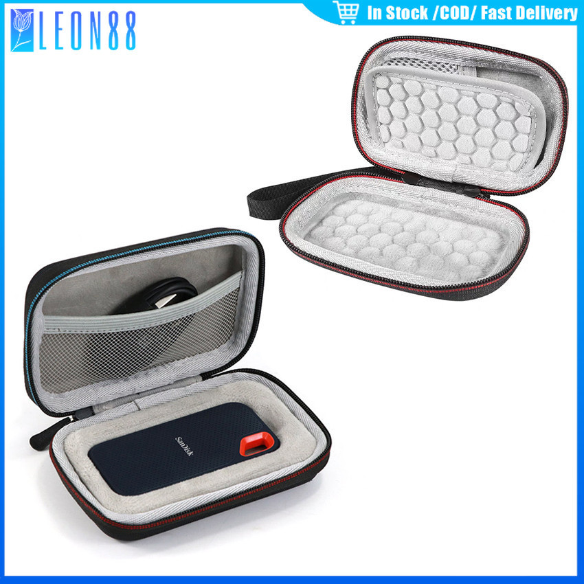 กระเป๋าเก็บของ กระเป๋าเคสแข็ง สำหรับเก็บSan Disk 250GB 500GB 1TB 2TB SSD SDSSDE60 บริการหลังการขายดี