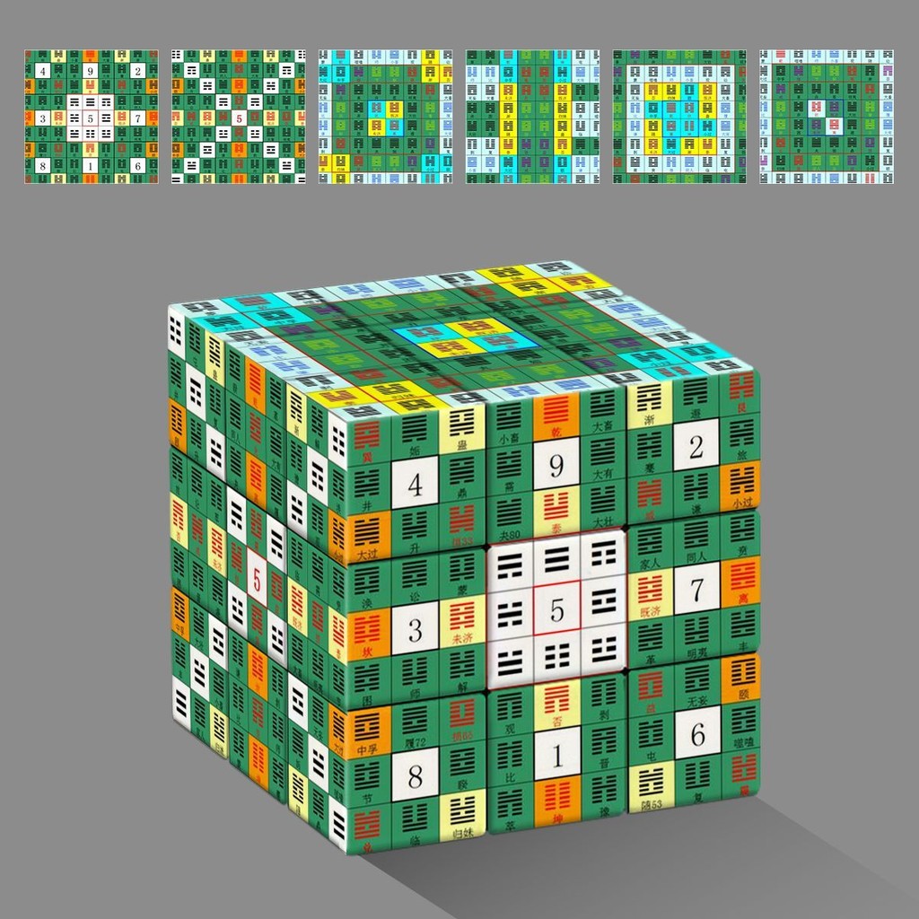 Yijing Liuyao สีความคมชัด Zhouyi ปริศนาฟาง cu Yijing Liuyao ความคมชัดสี Zhouyi ปริศนาบุคลิกภาพ กําหน