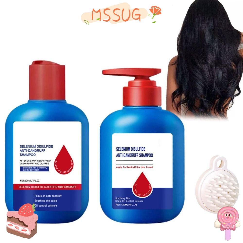MSSUG Nipori Shampoo, Refreshing Oil Control Selenium Sulfide Shampoo, Anti-Dandruff 120ml แชมพูทําค