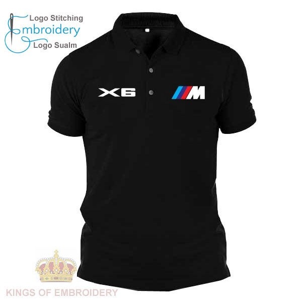Polo Baju โลโก้ BMW M Sport X6 X 6 เสื้อโปโลผ้าฝ้ายเสื้อยืดเสื้อ Unisex Racing Kolar Motorsport Polo