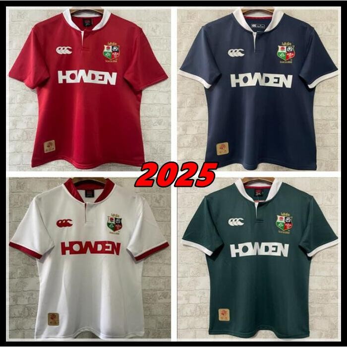 2025 Red Lion New Mens Short Sleeve Rugby Jerseys T Shirt