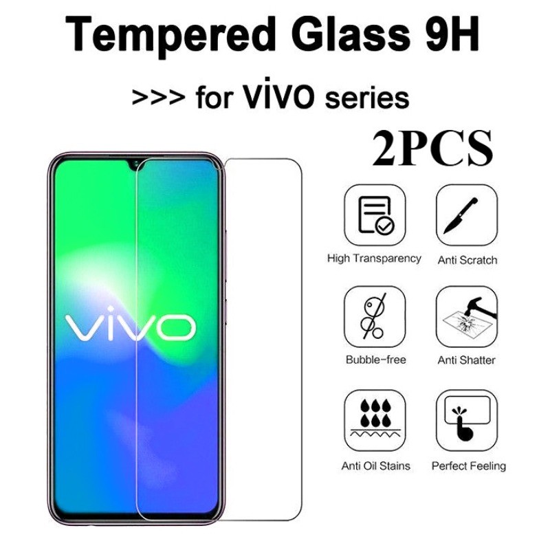 2PCS Ultra HDกระจกนิรภัยฟิล์มสําหรับVivo Y9s Y5s Y3s Y3 Y1sมาตรฐาน2021ขอบสีดําฟิล์มแก้วสําหรับVivo Y04 Y03t Y03 Y02t Y02s Y02A Y01 4G Anti Spyป้องกันหน้าจอความเป็นส่วนตัว