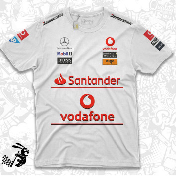 McLaren Mercedes 2008 เสื้อยืดคอกลม