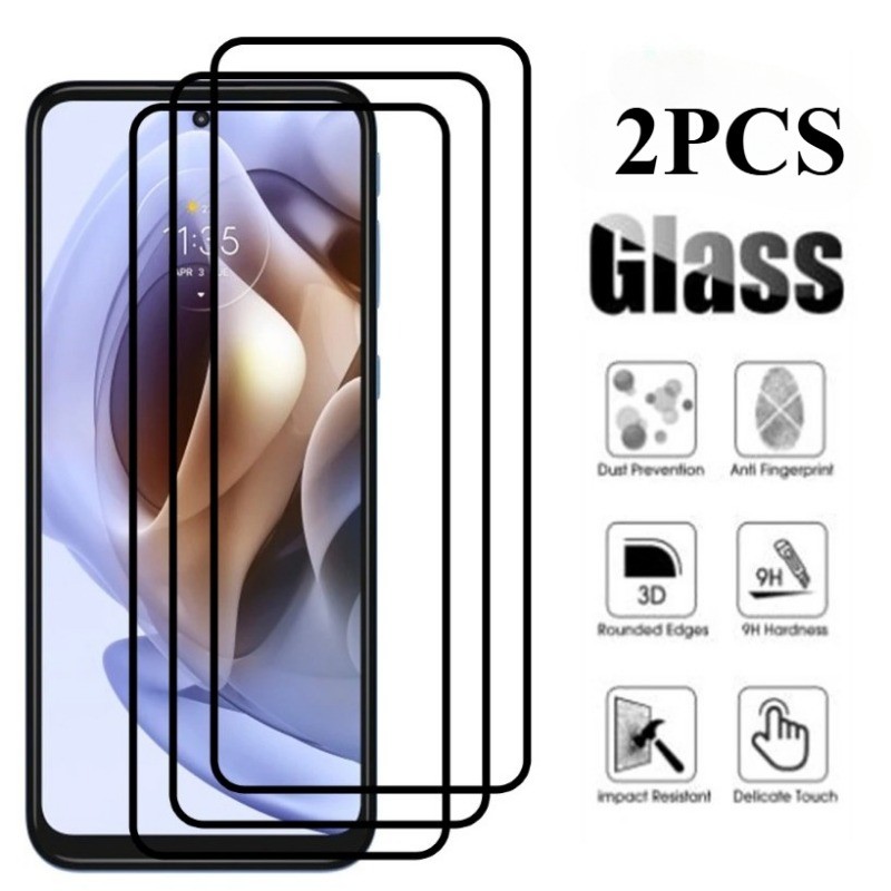 2PCS Clear HDฟิล์มแก้วสําหรับVivo Y300t Y300i Y300 Pro GTสีดําขอบโทรศัพท์ป้องกันหน้าจอสําหรับVivo Y2