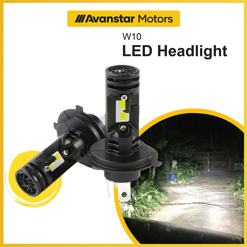 *รับประกัน 1 ปี* 2PCS Mini 1:1 รถ LED ไฟหน้า Foglight 60W 12000LM H1 H4 H7 H8/H11 HB3/9005 HB4/9006 
