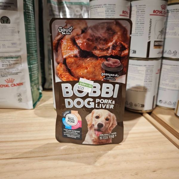 BOBBI DOG PORK & LIVER 110G