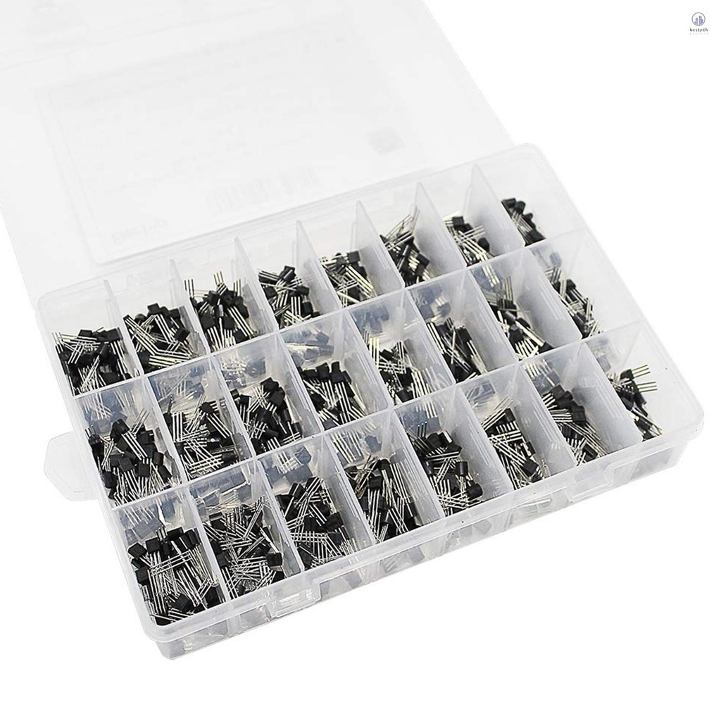 840 ชิ้น/กล่อง 24 ค่า TO-92 ทรานซิสเตอร์ Assortment Kit BC327 BC337 BC547 2N22 3904 3906 C945 S8050 