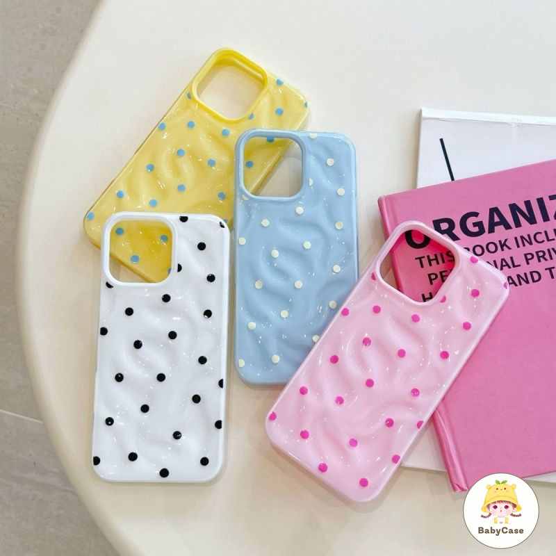 เคสไอโฟน 13 สำหรับ iPhone 11 15 16 13 14 12 Pro Max 15 14 16 6 Plus XR XS คลื่นแสงสดสีสันสดใสน้ำมันวาว