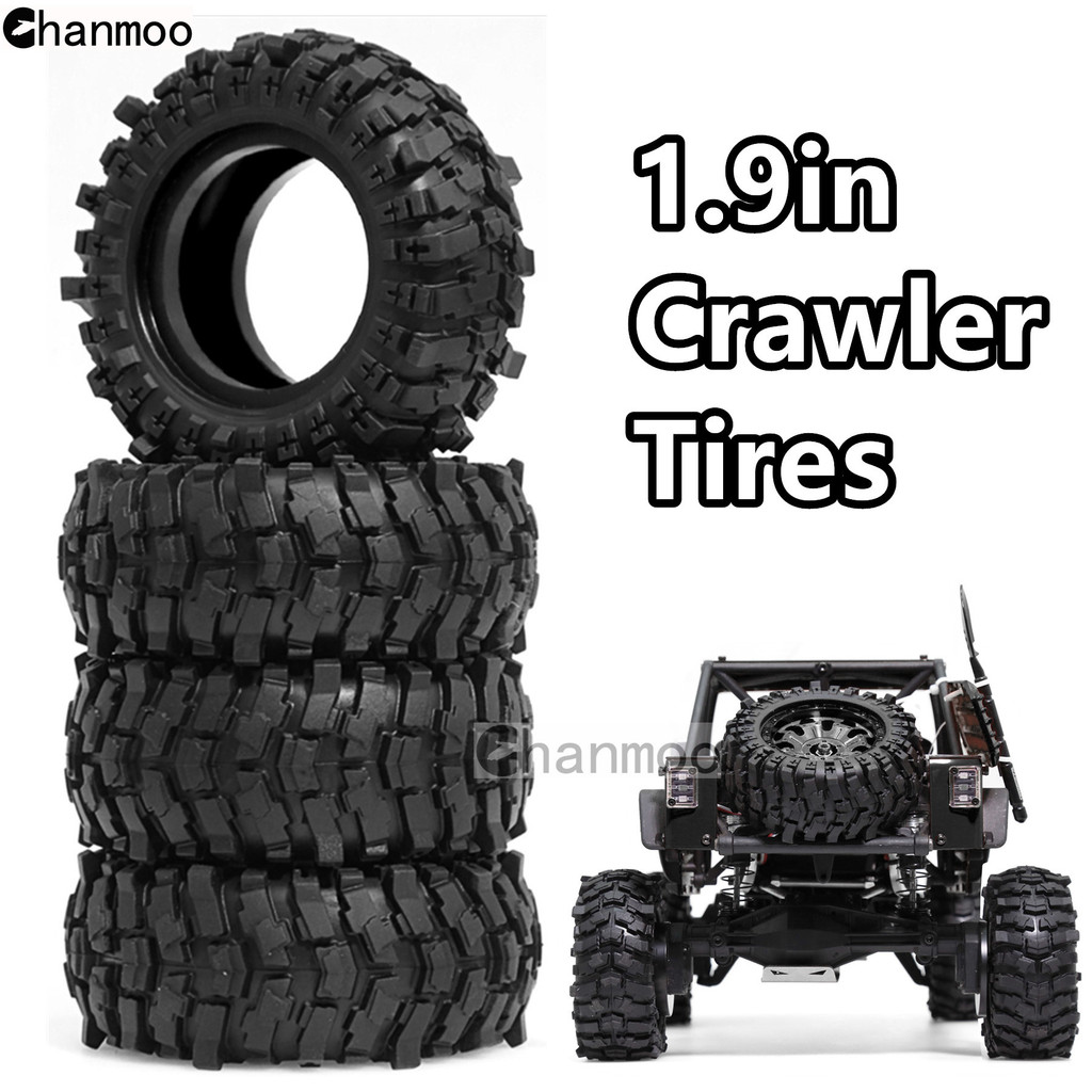 1.9 "โคลนยางTyre 88 มม.ยางสําหรับ 1/10 RC Crawler รถ Axial SCX10 III AXI03007 TRX4 RBX10 RC4WD D90 c
