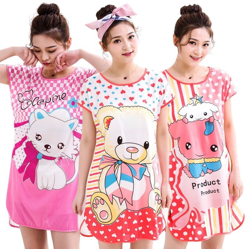 การ์ตูนหญิง Nightdress Shop Goods m9.9 กระจาย Tao Homewear
