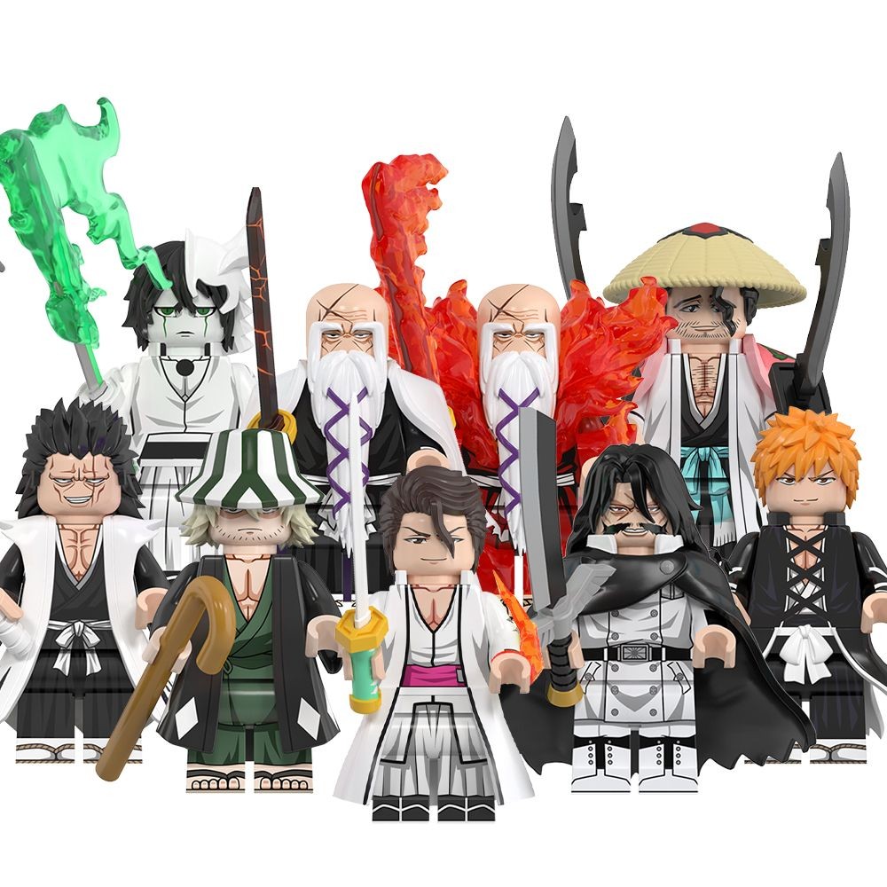 เข้ากันได้กับเลโก้อะนิเมะ Death Gengmu ดาบ Yakurosaki Ichigo Urahara Yusuke บล็อกตัวต่อ Minifigures#