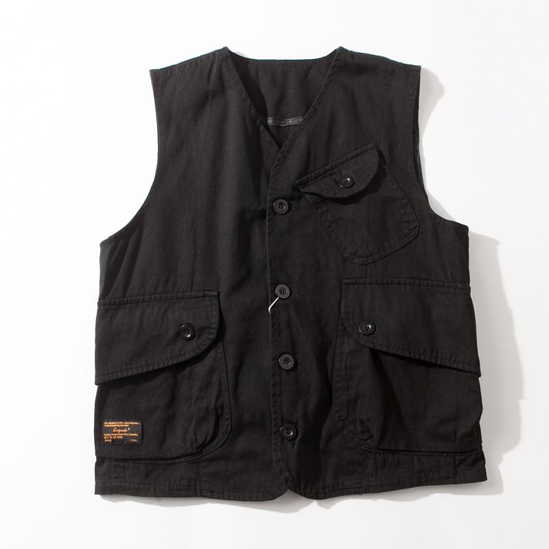 ญี่ปุ่น Multi-Pocket Tooling Vest สไตล์ Unisex รูปที่ 6
