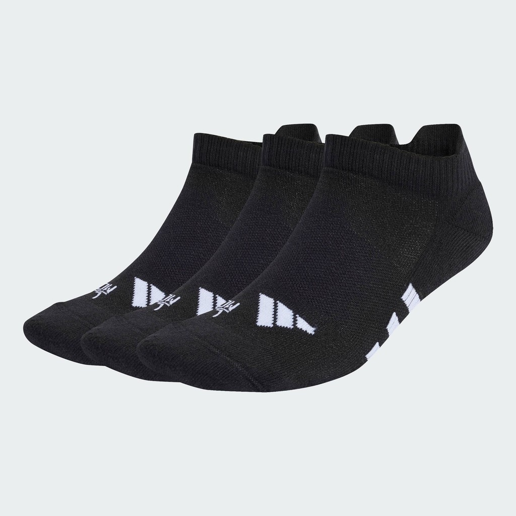 adidas Training & Gym & Training Performance Cushioned Low Socks 3 Pairs Unisex Black IC9518