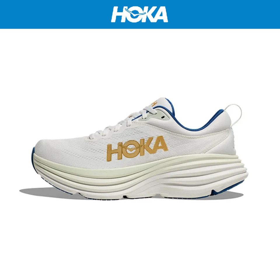 【ของแท้ 100%】HOKA ONE ONE Bondi 8 1123202-FTG Sneaker