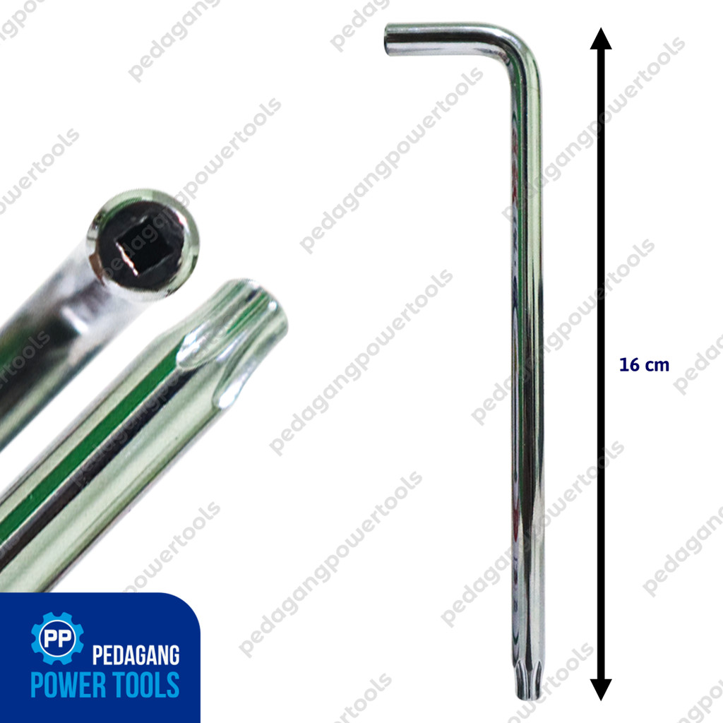 GRIPPON 18-825EL ชุดวาล์วประแจ L Star T40 ยาว 16 ซม.รถจักรยานยนต์ประแจวาล์วความต้านทาน