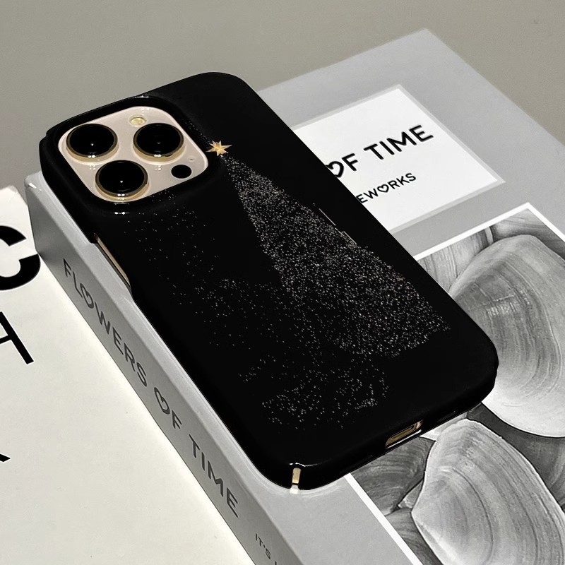 ต้นคริสต์มาสแสงเหมาะสําหรับ iPhone 13Pro 16Pro 11ProMax XSMAX 13ProMax 12Pro 7/8plus 16ProMax 14ProMax XS 15plus XR 15ProMax เคสโทรศัพท์สกปรกทนแรงกระแทก