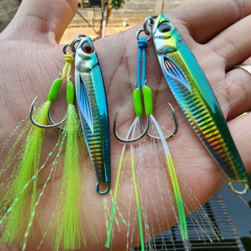 จิ๊กโลหะ 20g และ 30g Benggol สีปลา Tj