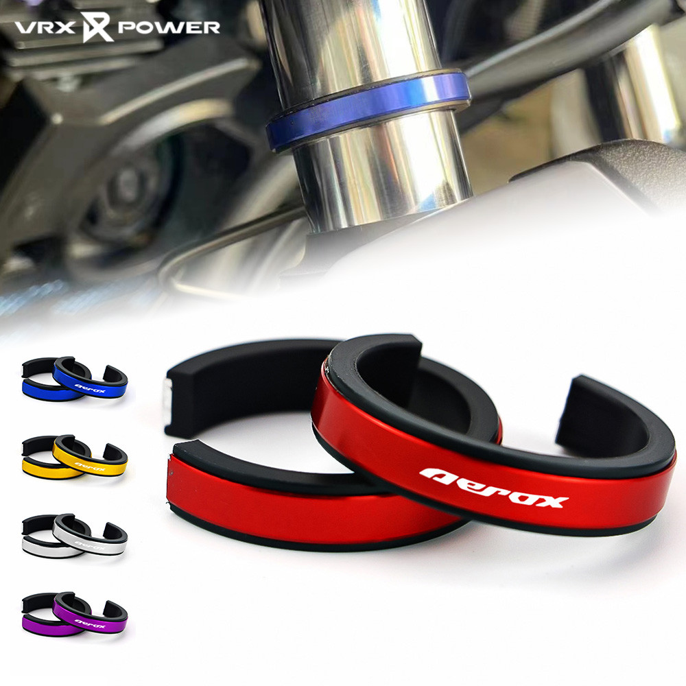 32 มม.สําหรับ YAMAHA Aerox155 v1 v2 v3 รถจักรยานยนต์ส้อมด้านหน้า Preload แหวนโช้คอัพหลอดแหวน Auxiliay