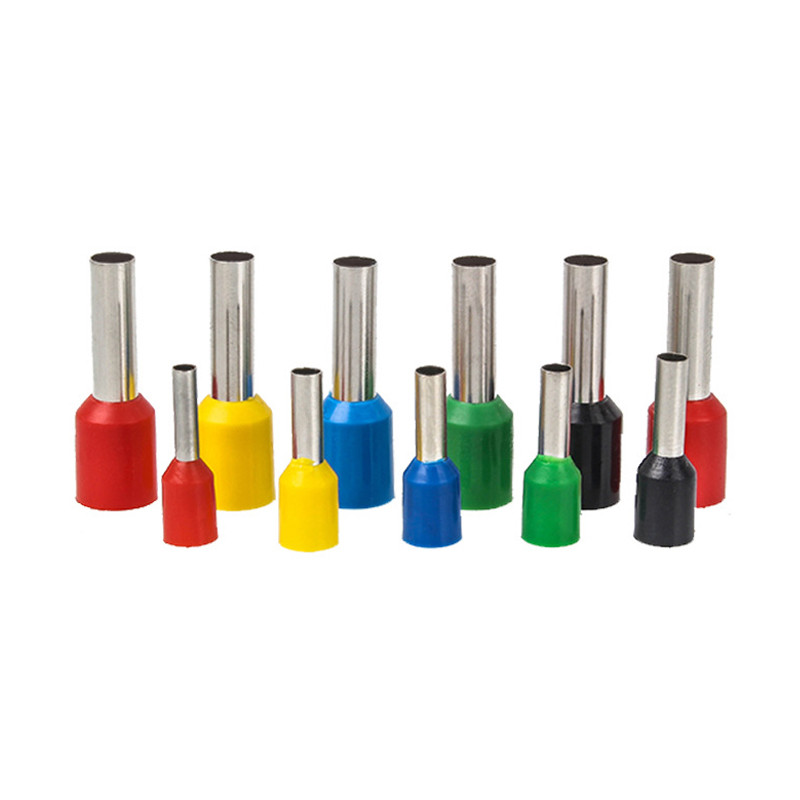 100PCS Insulated Ferrules Crimp Terminal Cord End Wire Connector E0508 E7508 E1008 E1508 E2508 Elect