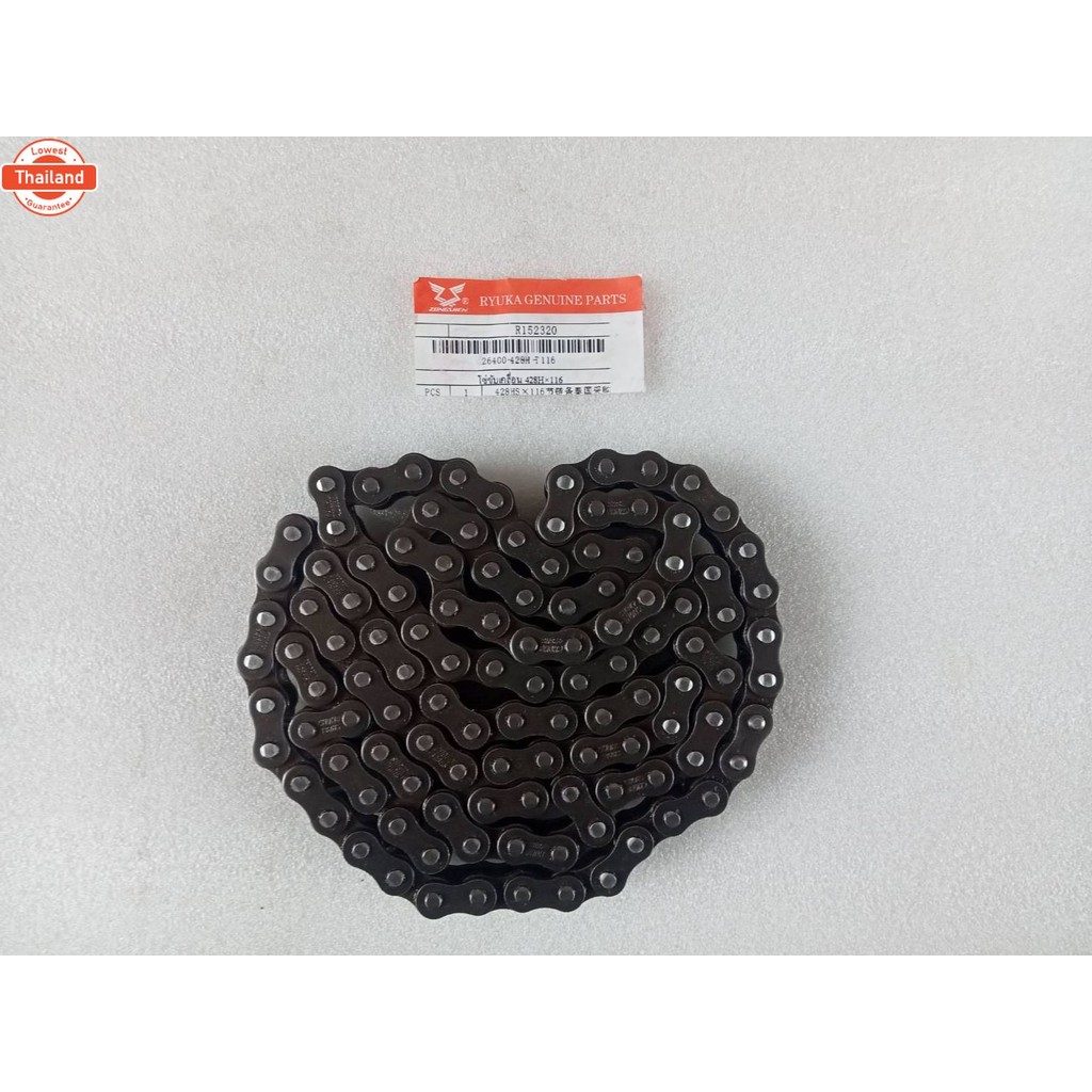 โซ่ สเตอร์หลัง Ryuka Infinity 250 RK250 genuineเิกศูนย์