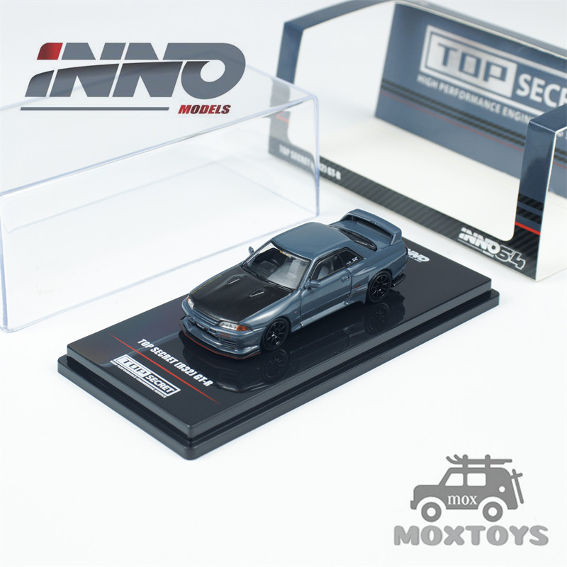 INNO 1:64 TOP SECRET R32 Stealth Grey รถโมเดลDiecast