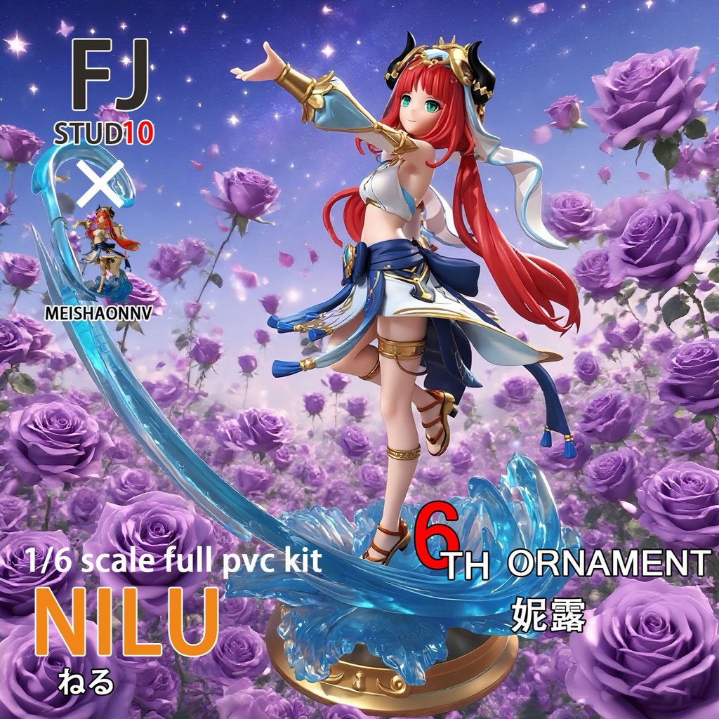 花神之舞妮露【日版】限量版美少女GK模型手办潮玩雕像周边礼物3WFlower God Dance Nilu [Japanese Edition] Limited Edition Meishao2025
