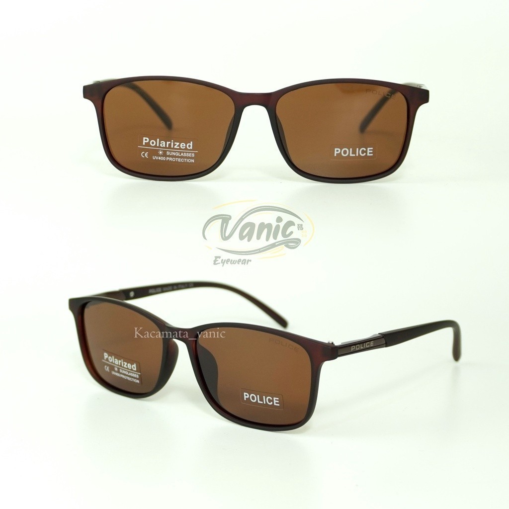[HAM & STORE] แว่นกันแดดโพลาไรซ์ Police 1216 สําหรับผู้ชายและผู้หญิง