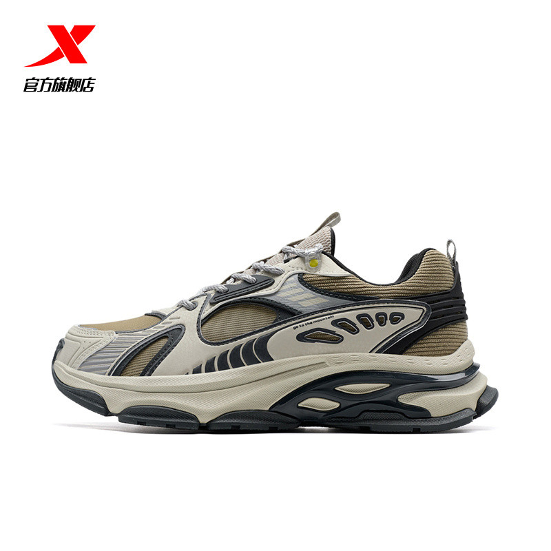 XTEP/Tep รองเท้าเดินป่ารองเท้าผู้ชายการดูดซับแรงกระแทกกลางแจ้งรองเท้าลําลองกันลื่นทนต่อการสึกหรอ Tom