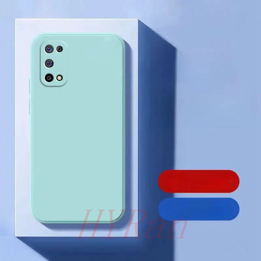 Realme 7 5G เคสโทรศัพท์ซิลิโคนสีทึบ YT รูปที่ 5