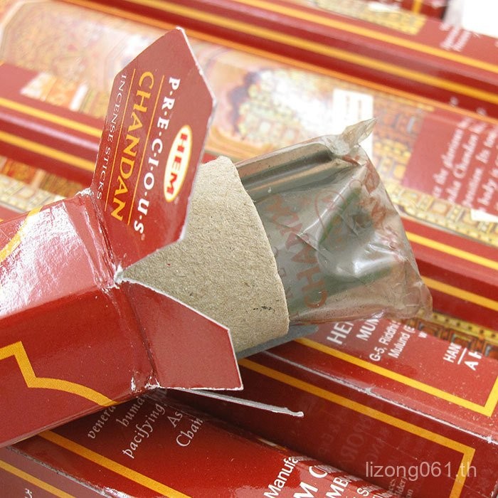 ครัวเรือนแท้ไม้จันทน์สมาธิอินเดียผ่อนคลายธูปไม้กฤษณานําเข้าธูป Chandan พระพุทธรูป Chandan L2XA