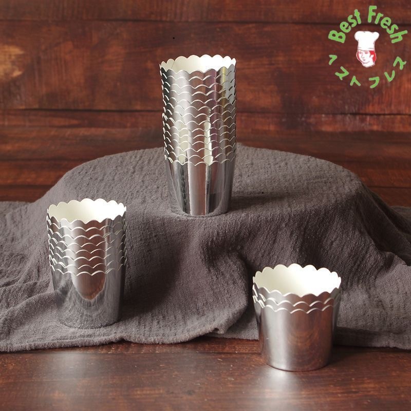 Cup Cake Muffin Bruder Base Cup Cake Paper Motif Cake บรรจุ 50 ชิ้น ถ้วยเค้กพรีเมี่ยม