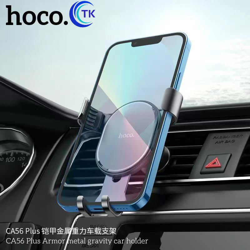 Hoco CA56 Plus ที่วางโทรศัพท์มือถือรถยนต์ แบบเสียบช่องแอร์ Air Outlet Metal Armour Gravity Car Holde