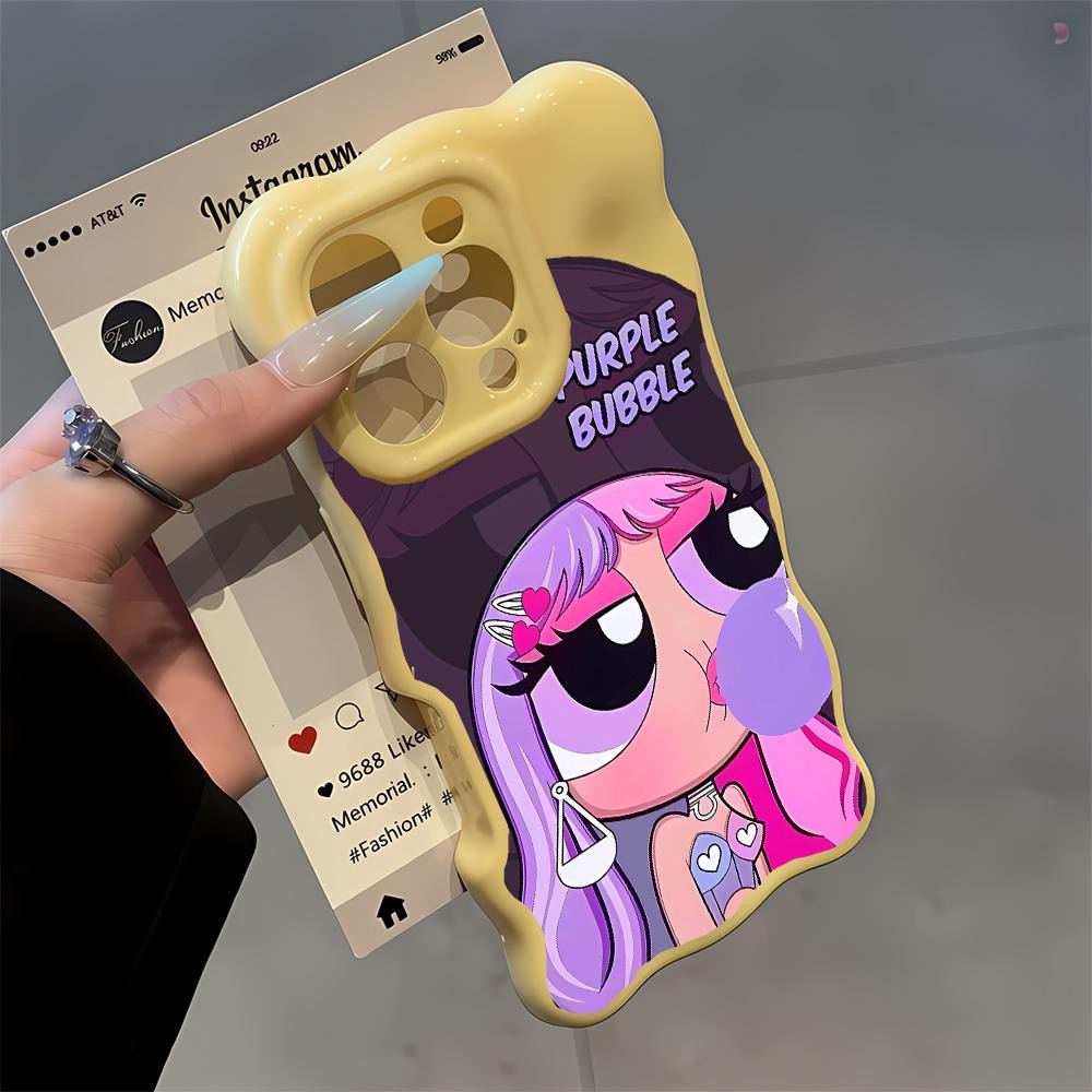 สําหรับiPhone 16 13 15 14 12 11 15PRO 16PRO 14PROMAX 13PROMAX 16PROMAX 13PLUS 15PLUSสีม่วงฟองAnti-Fa