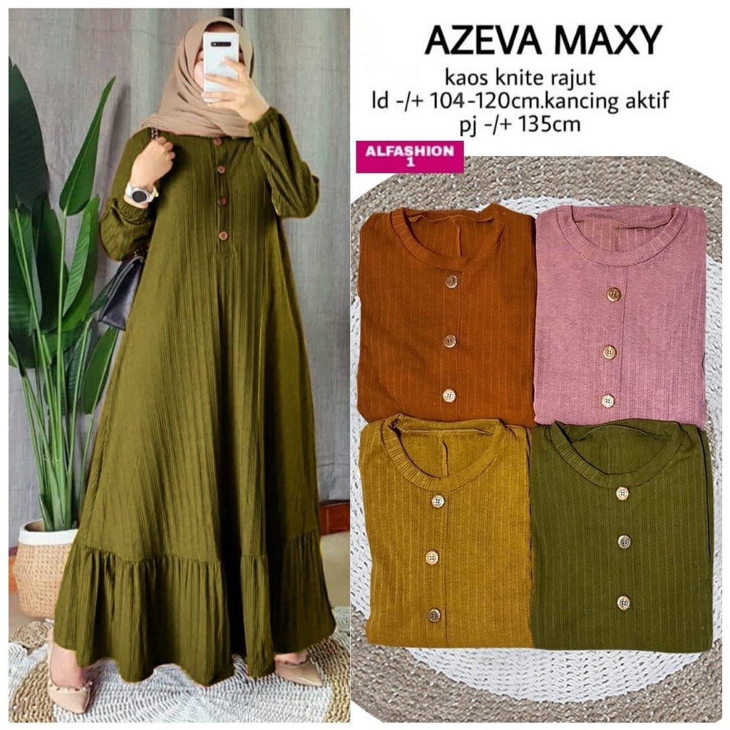 MUFASH - Azeva Maxy Non-Nursing T-Shirt Dress by Alfashion Solo