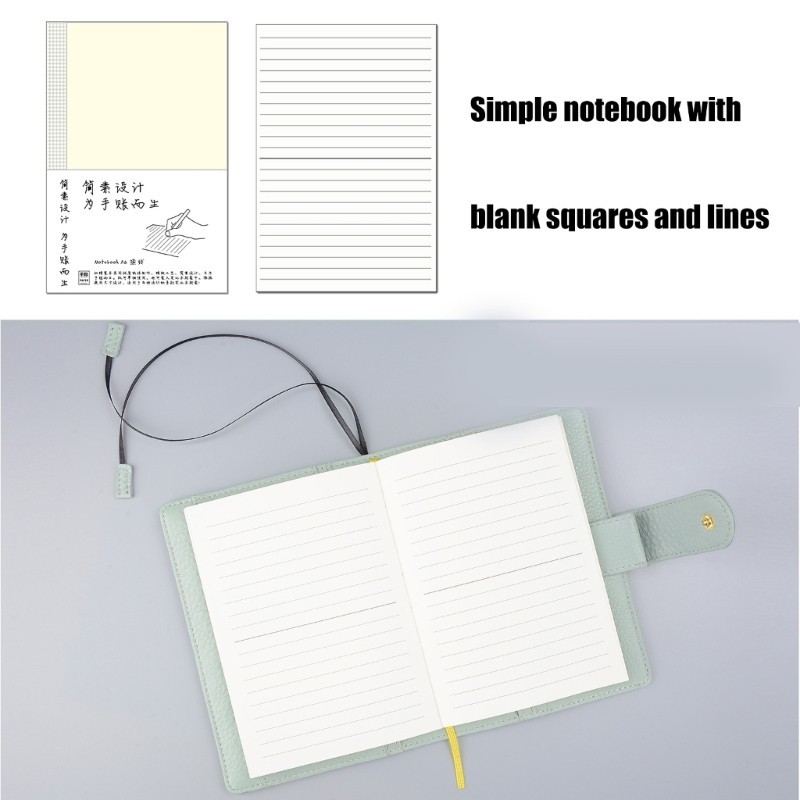 Top A 5 A 6 B6 Blank Notepad เครื่องเขียนสมุดบันทึกเรียงราย Notepads Journal Notebook